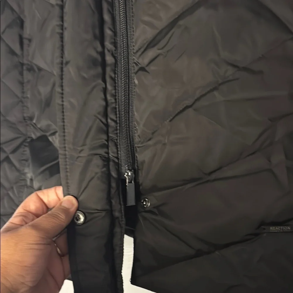 Reaction Kenneth Cole Black Insulated Puffer Coat